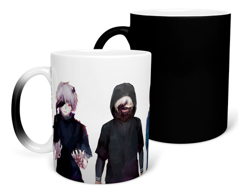 Kaneki Tokyo Ghoul Taza Mágica Personalizada Anime Mod7