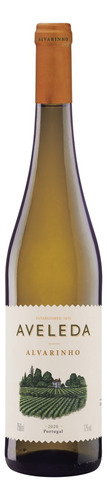 Vinho branco seco Alvarinho adega Aveleda S.A 750 ml	