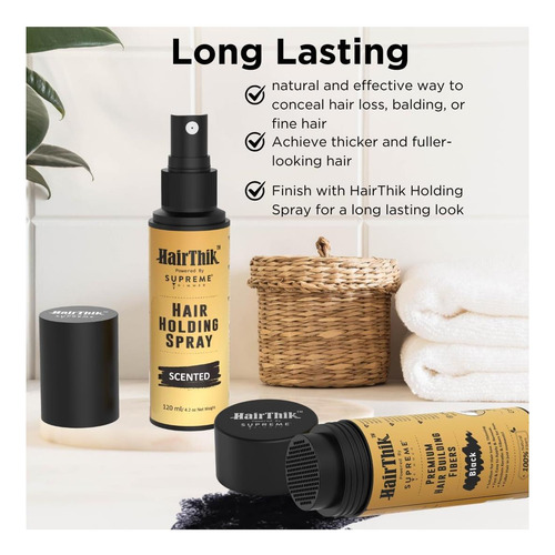 Kit 9-en-1: Fibras Para Reconstruir Cabello, 25g