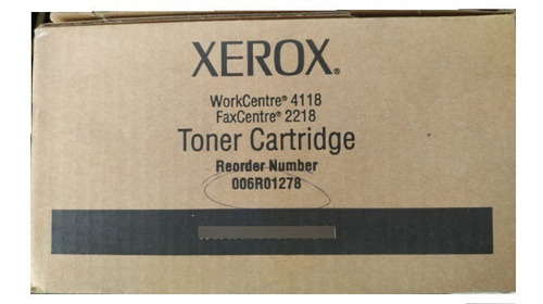 Toner Original 006r01278 Xerox Workcentre 4118 Faxcentre2218