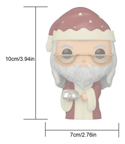 Funko Pop Harry Potter Dumbledore Navideño Holiday Protector