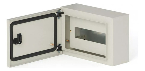 Gabinete Caja Metalico P/ Termica 6 Modulos Din Exterior