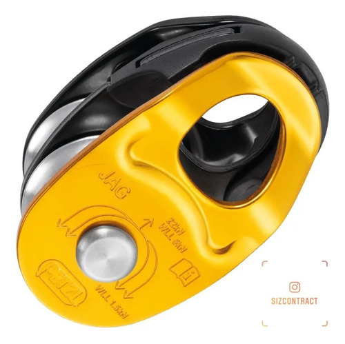 Polea Doble Petzl Jag Rescate Vertical Rope Access Rapel