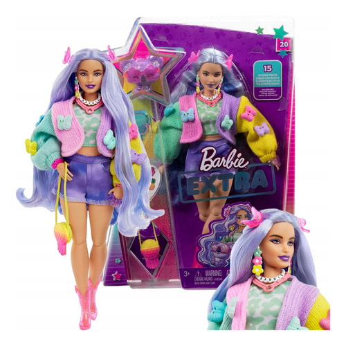 Muñeca Barbie Extra N°20 Con Accesorios Y Mascota Original
