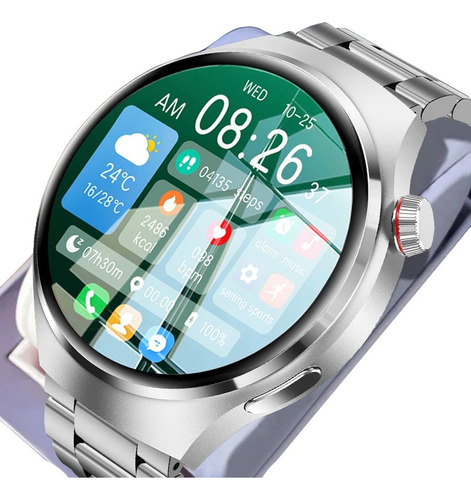 Gt4 Pro Reloj Inteligente Hombre Gps Nfc Llamada Bluetooth