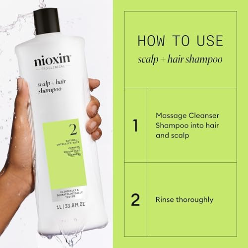 Pré-pacote De Shampoo E Condicionador Nioxin System 2, Cabel