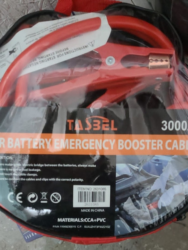 Cables De Emergencia Para Bateria De Carro
