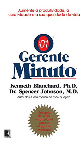 Libro Gerente Minuto De Blanchard Kenneth Ph D Johnson Dr Sp