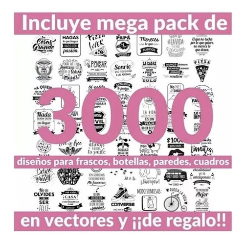 Súper Combo 4 En 1 Megapacks Plantillas Para Sublimar Tazas