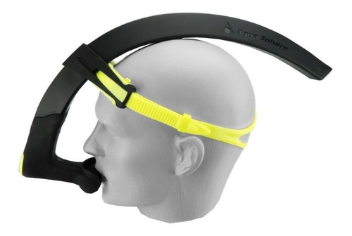 Imagem 2 de 2 de Snorkel Natação Frontal Focus Medio Michael Phelps Preto Lim