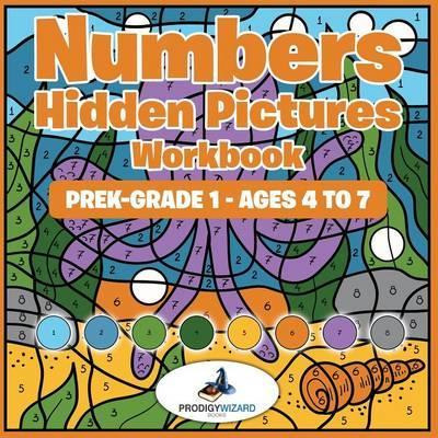 Libro Numbers Hidden Pictures Workbook Prek-grade 1 - Age...