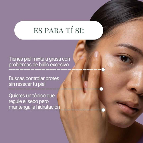 Tónico Facial Niacinamida | Árbol De Té 120 Ml Mixta A Grasa Día/noche
