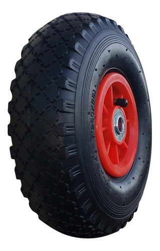 Rueda Neumatica Caucho 260x85 Mm 300-4 2 Pr Llanta Plastica