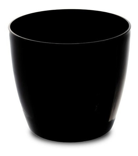 Maceta Plástica Nórdica Brillante Premium N 35 Negro