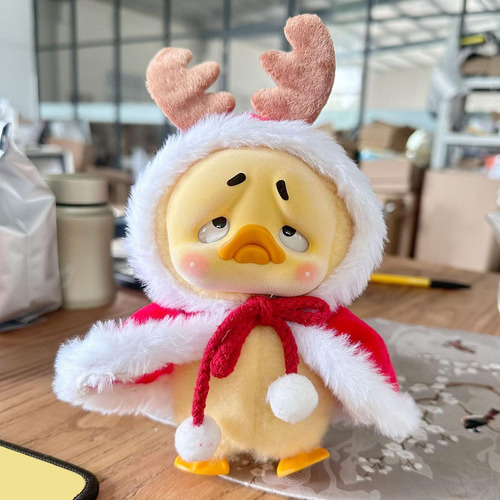Capa Para Muñeca De Navidad, Ropa De Pato De Felpa,