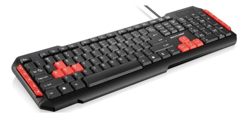 Teclado Usb - Multilaser Multimidia Gamer Red Keys Tc160