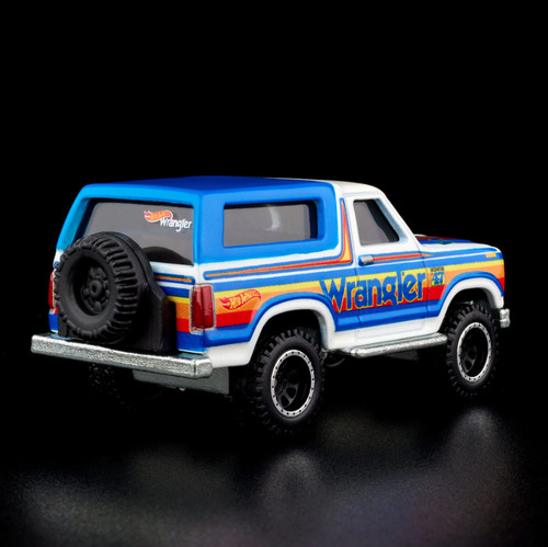 Hot Wheels 1985 Ford Bronco Wrangler (no Rlc) Color Azul