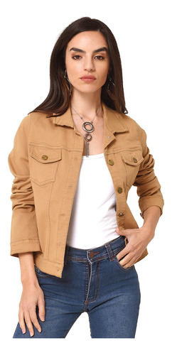 Campera De Jean Elastizada Nofret Clasica Mujer Nuevo