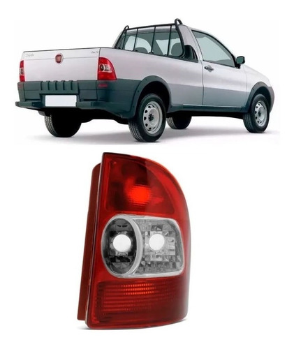 Lanterna Traseira Fiat Strada 99 2000 01 2002 2003 Direito