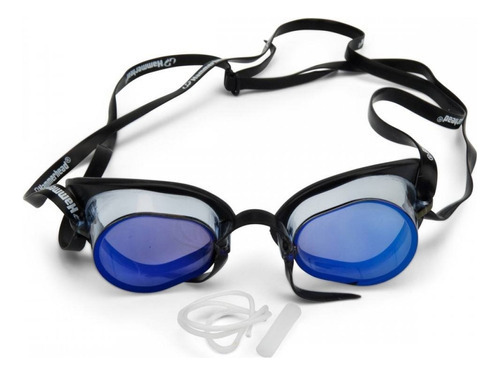 Óculos De Natação Swedish Pro Mirror Hammerhead Cor Azul/pre