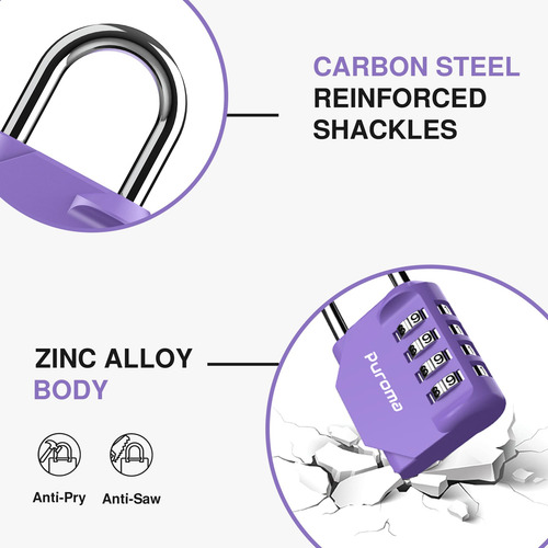 Cerradura De Combinación 4 Dígitos Impermeable Para Exterior
