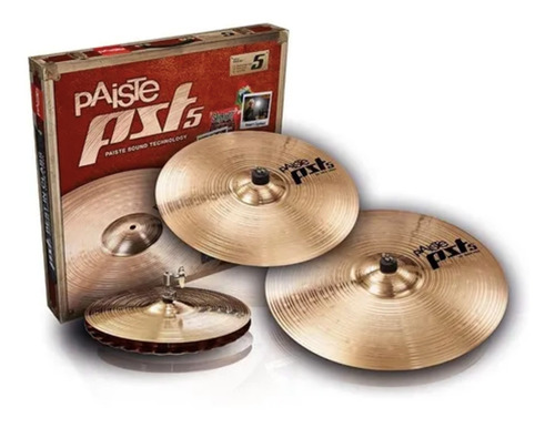 Paiste Pst5 Universal Set Rock Hi Hat 14 Crash 16 Ride 20 