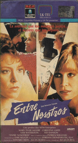 Entre Nosotros Vhs Mary Tyler Moore Christine Lahti 1986