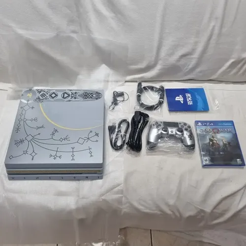 Playstation 4 Pro God Of War Limited Edition Novo Sem Uso Confira