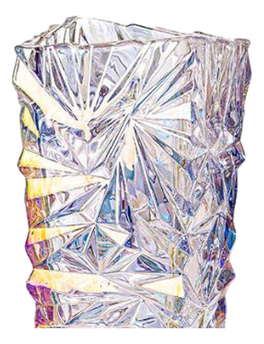 Florero De Cristal, Centro De Mesa, Florero Elegante Para