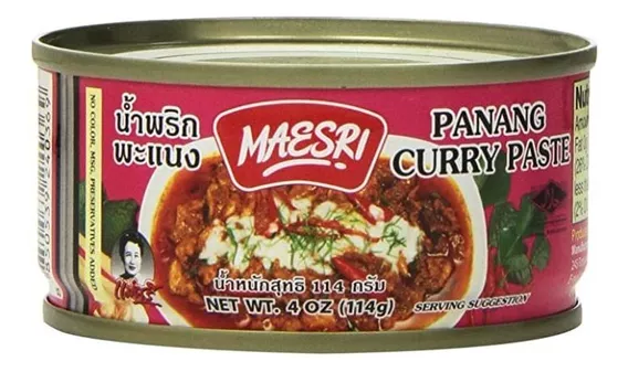 Maesri Tailandesa Panang Pasta De Curry - 4 Oz (paquete De 4