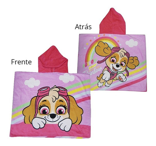 Bata Poncho De Baño Infantil Paw Patrol