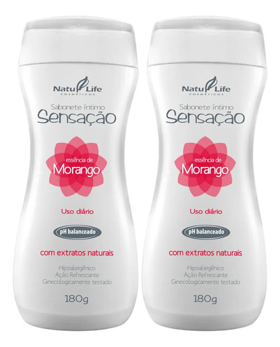 Kit Sabonete Íntimo Limpeza, Refrescância E Proteção