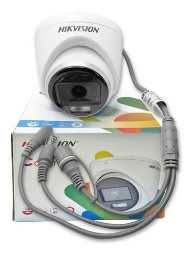 Domo Tvi 2mp 20m Luz Blanca Ds-2ce70df0t-pf 2.8 Hikvision 