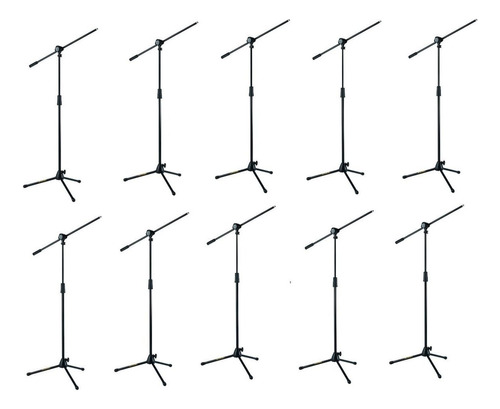 Hércules Ms432b Atril Base Para Micrófono Con Boom 10 Piezas