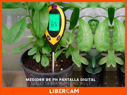 Imagen 9 de 10 de Medidor De Ph Digital Suelo Humedad Temperatura Y Luz 4 En 1