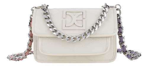 Bolsa Briefcase Cloe Ihaimi I Chico Color Blanco