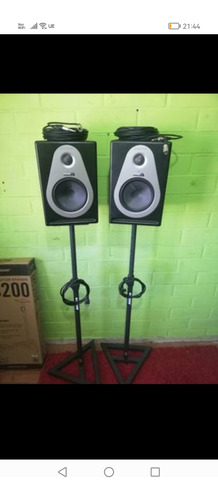 Monitores Studio Samsona6 Más Atriles Más 2 Cables 10 Metros