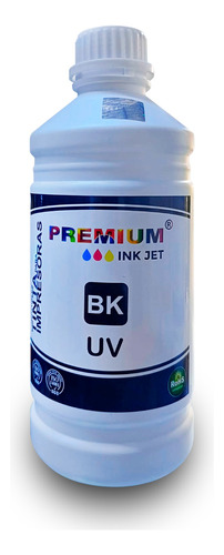  Tinta Universal Uv 1 Litro Negro Para Epson Canon Hp Brothe