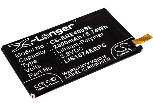 Bat Cs-ere400sl Para Sony Xperia E4 Lis1574erpc 2300mah 