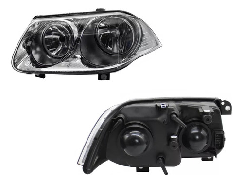 Faro Cromado Dfzn Jetta Clasico 2013 2014 2015