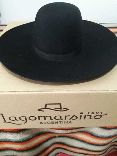 Sombrero Lagomarsino Negro Ala 11