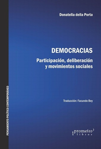 Libro - Democracias - Donatella Della Porta