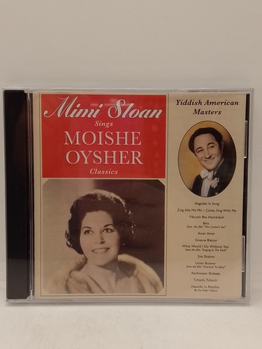 Mimi Sloam Sings Moishe Oysher Cd Nuevo