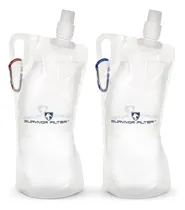 Comprar Botellas De Agua Plegables Con Filtro Survivor, Cantimploras
