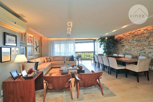 Imagem 5 de 30 de Apartamento Com 3 Suítes, Andar Alto, Vista Mar E Reserva, À Venda No Itaúna Gold No Condomínio Pedra De Itaúna Na Barra Da Tijuca Com Total Infraestr - Ap0058