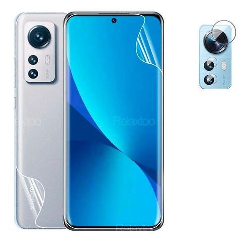 Imagen 2 de 2 de Xiaomi 12 Pro Lamina Hidrogel Pantalla + Cámara + Carcasa