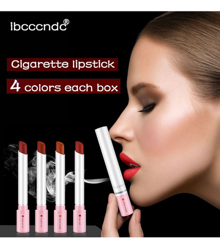 Ae Set De Labiales Cigarrillos Mate De Larga Duración