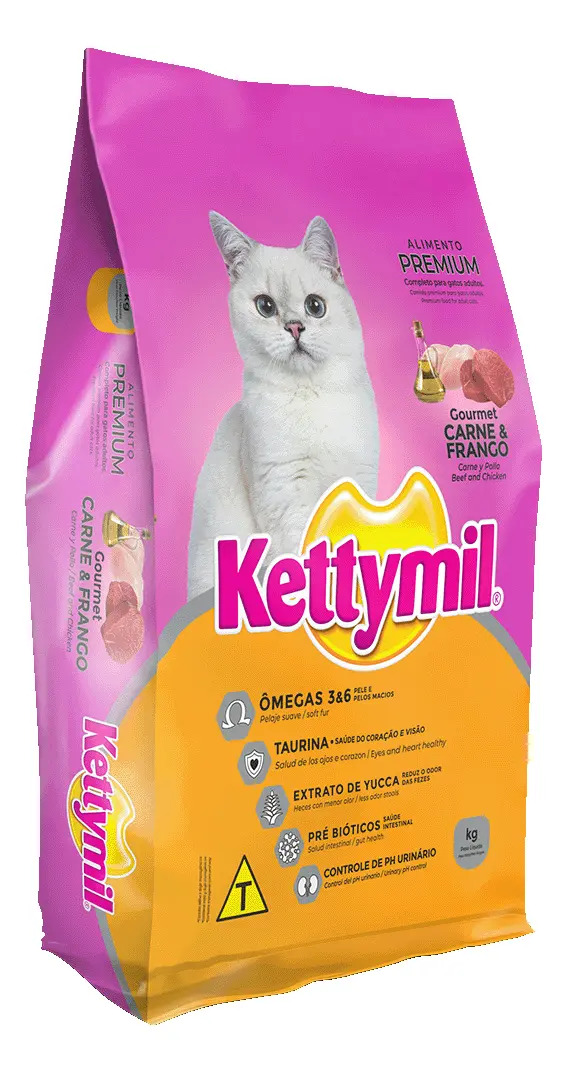 Ração Gatos Ração Kettymil Gourmet Para Gatos Adultos 10.1kg