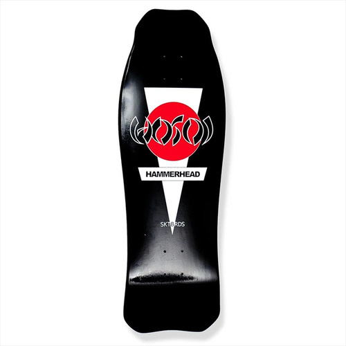 Skate Oldschool Hosoi Hammerhead Double Kick Black Deck