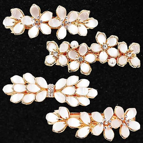 Jakeni Hair Barrettes For Women Flower Hair Clips For 5jhy2